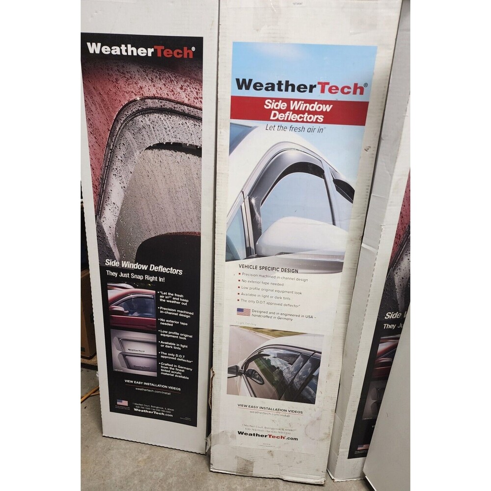 WeatherTech Side Window Deflectors Model 84740  Chevy Silverado GMC Sierra